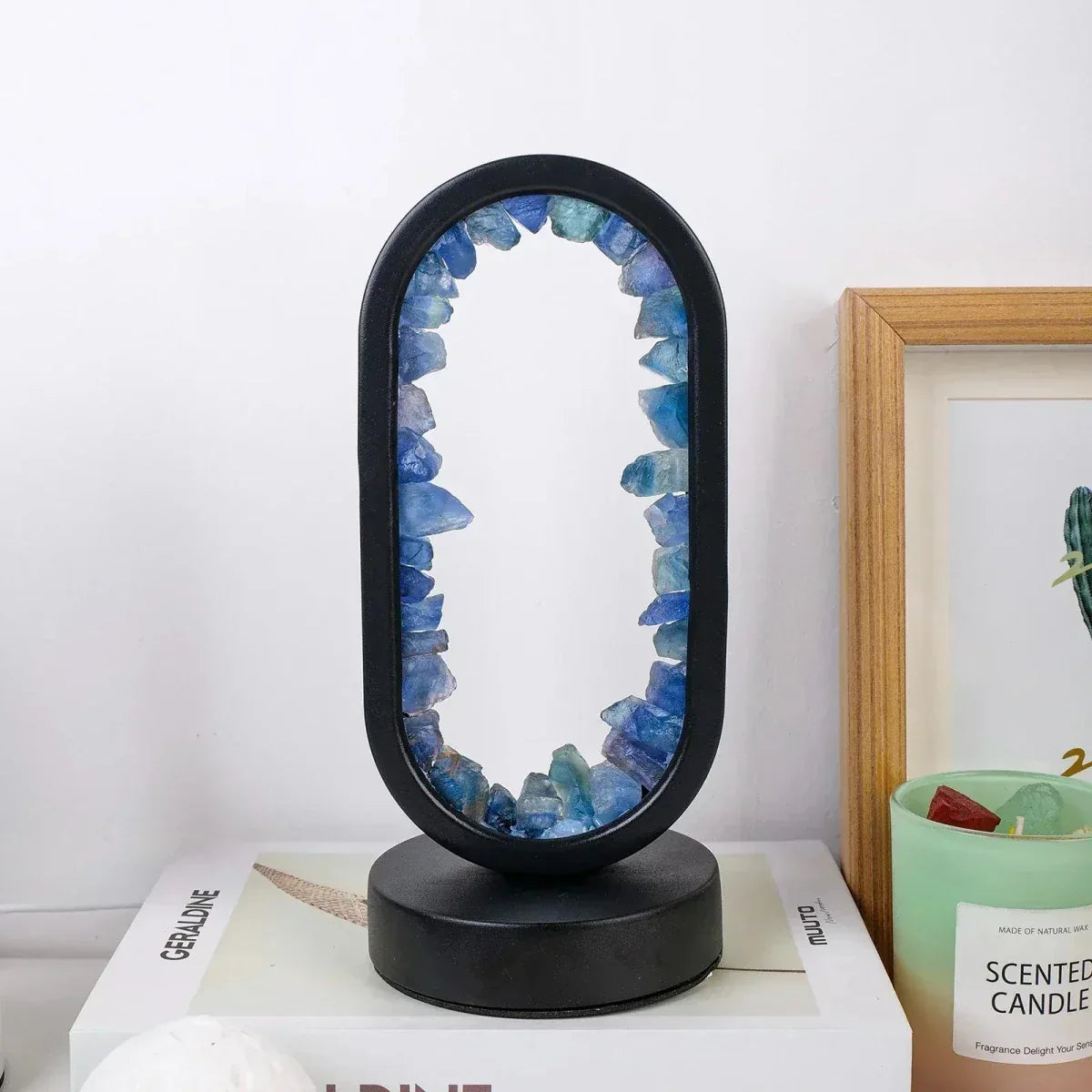 AuraViolette – Éclairage en Cristal Naturel pour Ambiance Relaxante - Rondor