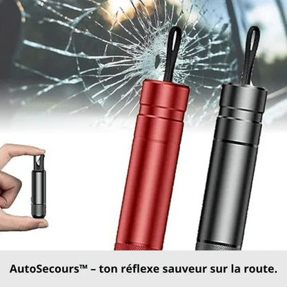 AutoSecours™ – Outil de Sécurité Automobile Coupe - Ceinture & Brise - Vitre d’Urgence - Rondor
