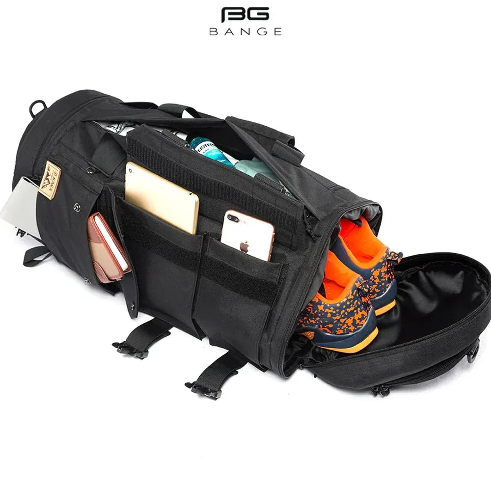 AventureMax - Sac à dos de randonnée homme grande capacité noir - Rondor