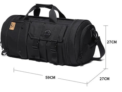 AventureMax - Sac à dos de randonnée homme grande capacité noir - Rondor