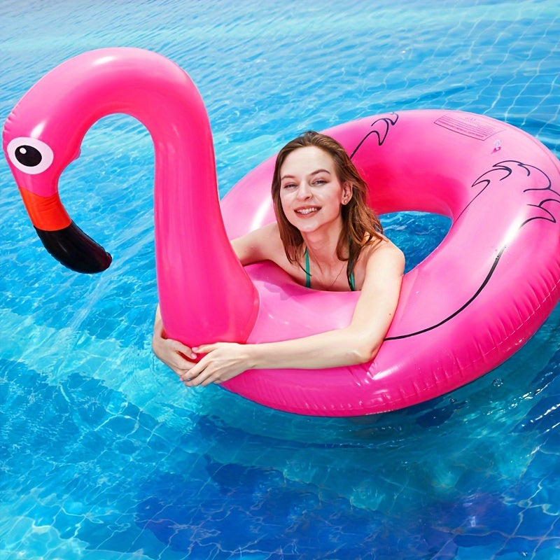Flotteur de Piscine Gonflable Flamant Rose – Confortable, Coloré et Parfait pour les Fêtes au Bord de la Piscine