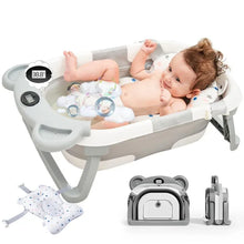 Baignoire Bébé Pliable avec Matelas Ergonomique, 0–24 Mois | RONDOR - Rondor