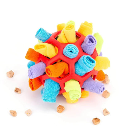 Balle à Renifler Interactive et Jouet à Friandises pour Chiens - Rondor