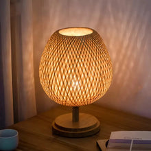 Bambila™ – Lampe de Table Rattan Ambiance Naturelle Épurée | RONDOR - Rondor