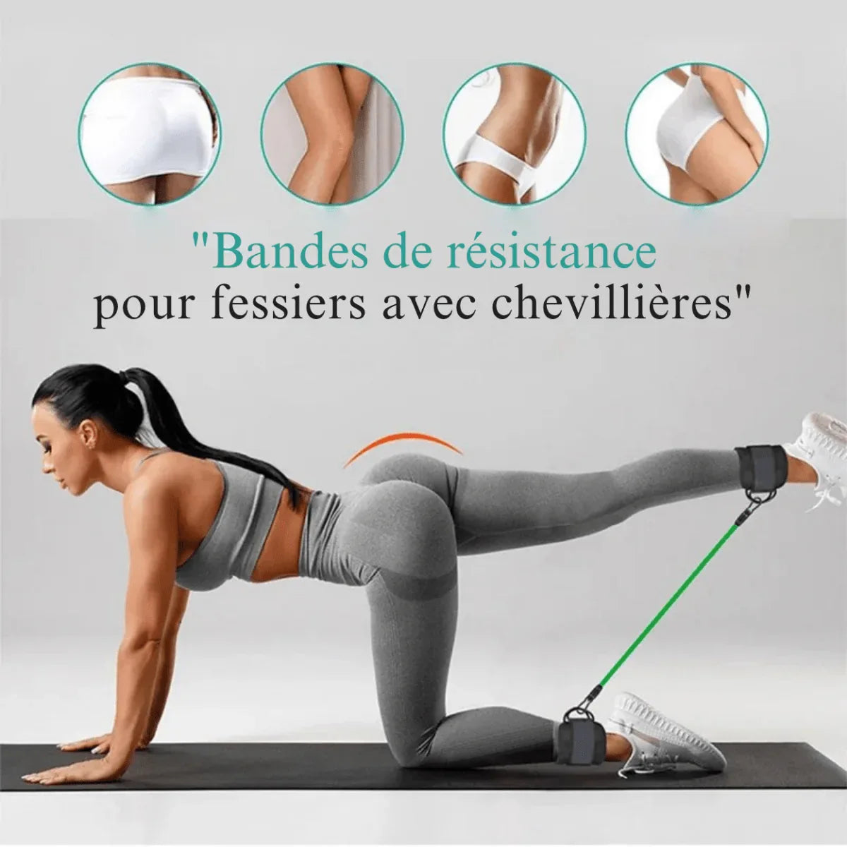 Bandes Élastiques Renforcement Fessiers & Jambes - Rondor
