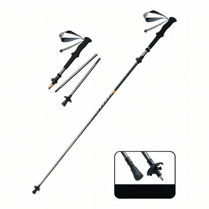 Bâton de Randonnée Pliable Carbone - Rondor