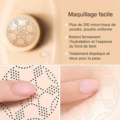 BB Crème Hydratante 3 - en - 1 avec Applicateur Champignon - Rondor