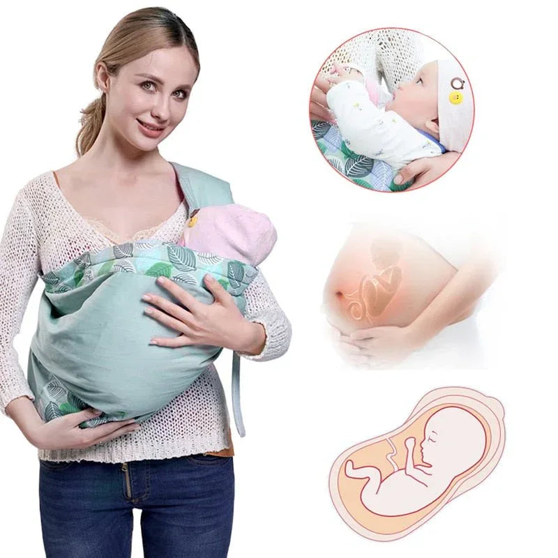 BébéZen™ Écharpe Porte - Bébé Ergonomique en Coton - Rondor