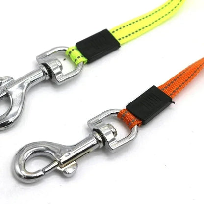 Bordeaux Duo | Laisse double pour chien 3 en 1 avec rotation 360° - Rondor