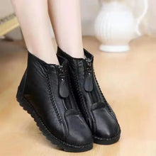 Bottes Chaudes Hiver Femmes en Cuir Souple - Imperméable & Fourrure Intérieure - Rondor