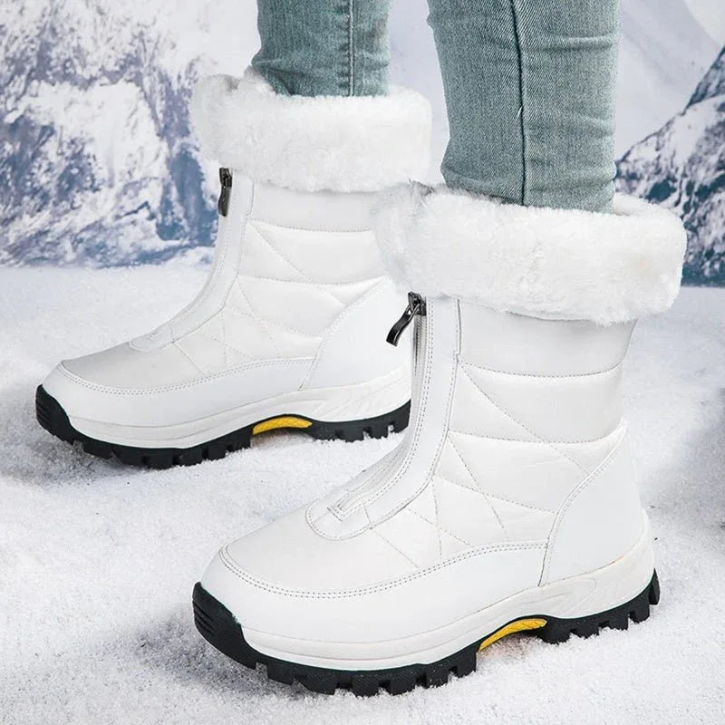Bottes de Neige Chaudes et Antidérapantes pour Femme – Confort & Sécurité Hiver - Rondor