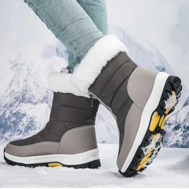 Bottes de Neige Chaudes et Antidérapantes pour Femme – Confort & Sécurité Hiver - Rondor
