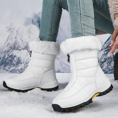 Bottes de Neige Chaudes et Antidérapantes pour Femme – Confort & Sécurité Hiver - Rondor