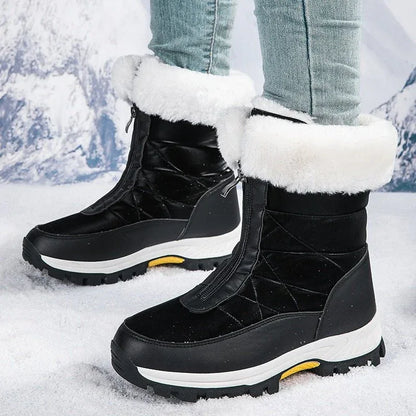 Bottes de Neige Chaudes et Antidérapantes pour Femme – Confort & Sécurité Hiver - Rondor