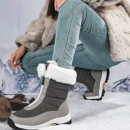 Bottes de Neige Chaudes et Antidérapantes pour Femme – Confort & Sécurité Hiver - Rondor