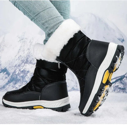 Bottes de Neige Chaudes et Antidérapantes pour Femme – Confort & Sécurité Hiver - Rondor