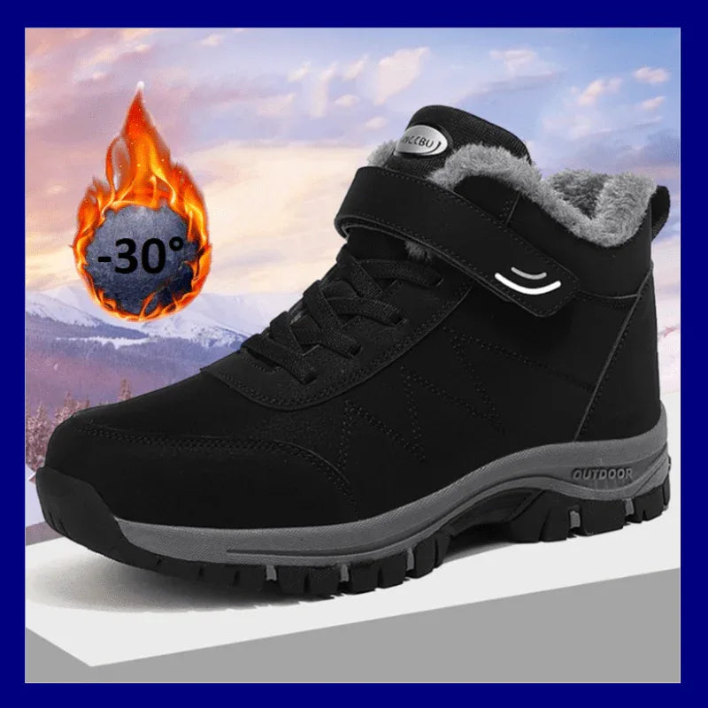 Bottes de neige imperméables à enfiler pour hommes et femme - Rondor