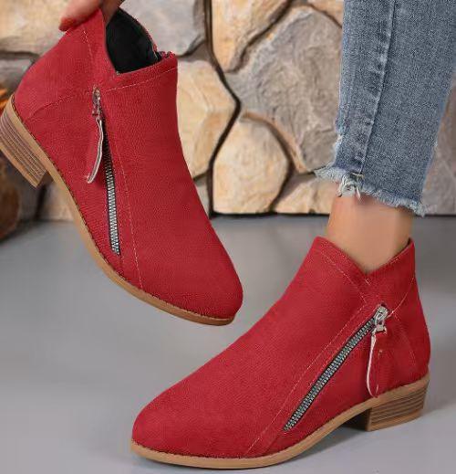 Bottines de marche confortables pour femme avec support orthopédique et talon bas - Rondor
