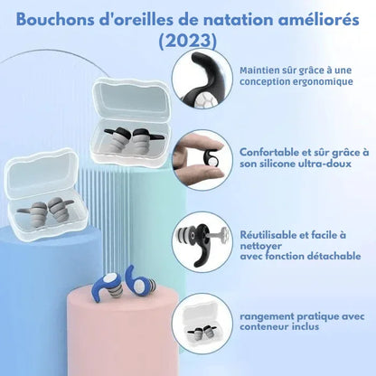 Bouchons anti - ronflement en silicone doux – confort nasal et sommeil réparé - Rondor