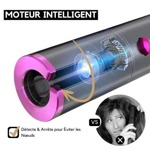 Boucleur à Cheveux en Céramique - Rotation Automatique - Rondor