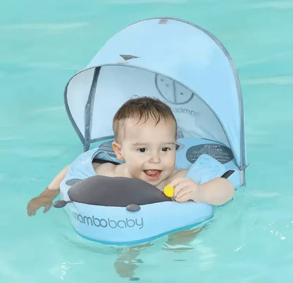 BOUÉE BÉBÉ INCREVABLE À OMBRELLE ANTI UV - Rondor