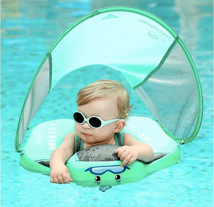 BOUÉE BÉBÉ INCREVABLE À OMBRELLE ANTI UV - Rondor