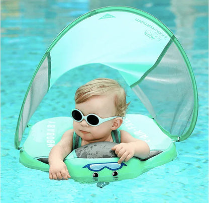BOUÉE BÉBÉ INCREVABLE À OMBRELLE ANTI UV - Rondor