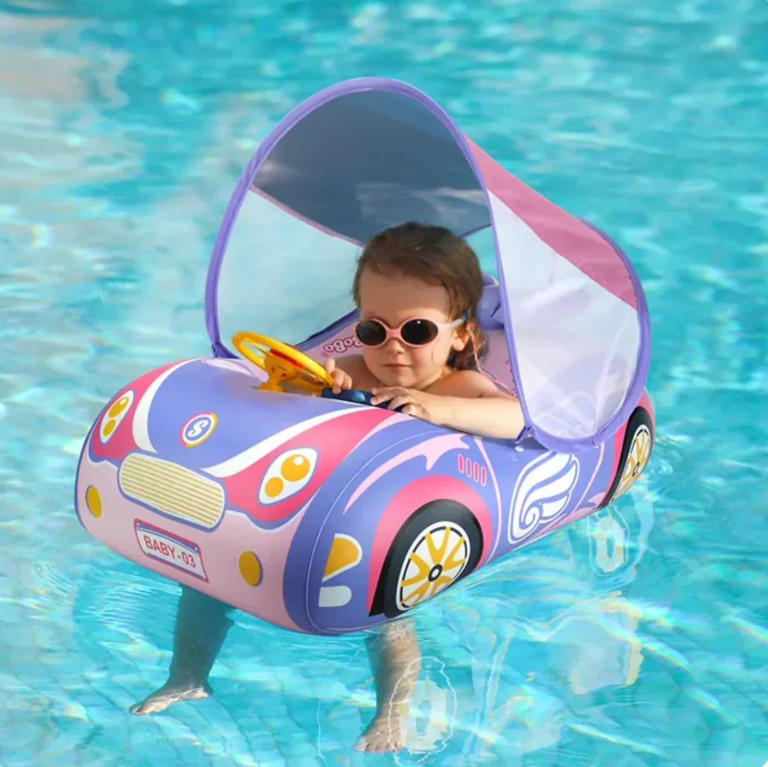 Bouée bébé piscine avec protection UV - Rondor