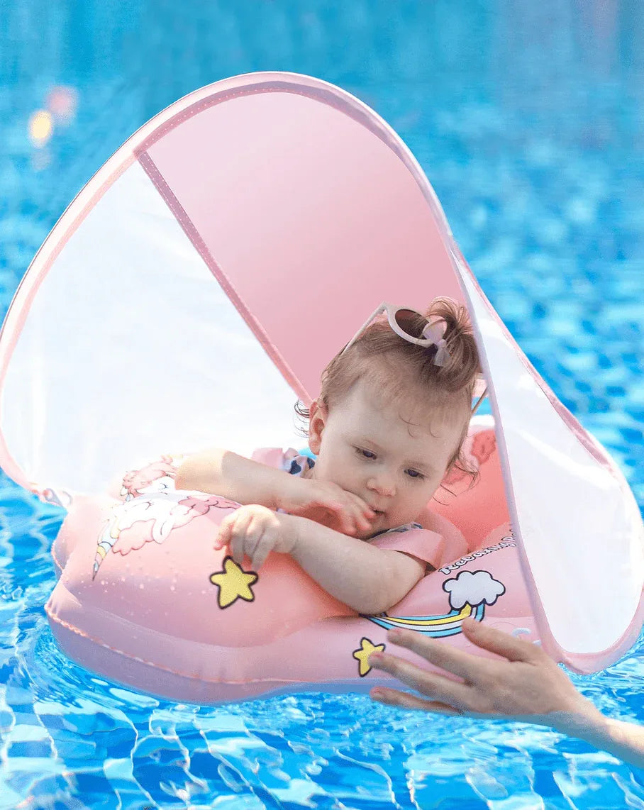 Bouée bébé piscine avec protection UV - Rondor