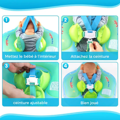 Bouée bébé piscine avec protection UV - Rondor