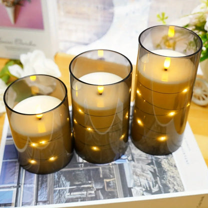 Bougies LED Étoile avec Télécommande – Décoration Lumineuse pour Fêtes - Rondor
