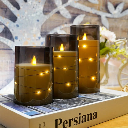 Bougies LED Étoile avec Télécommande – Décoration Lumineuse pour Fêtes - Rondor