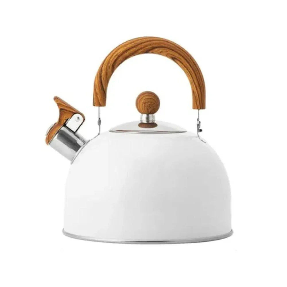 Bouilloire en Acier Inoxydable avec Sifflet 2,5L / 3L – Tous Feux - Rondor