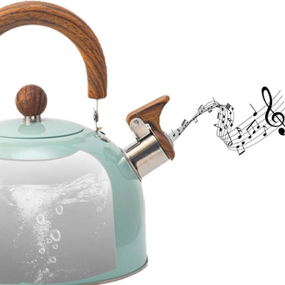 Bouilloire en Acier Inoxydable avec Sifflet 2,5L / 3L – Tous Feux - Rondor