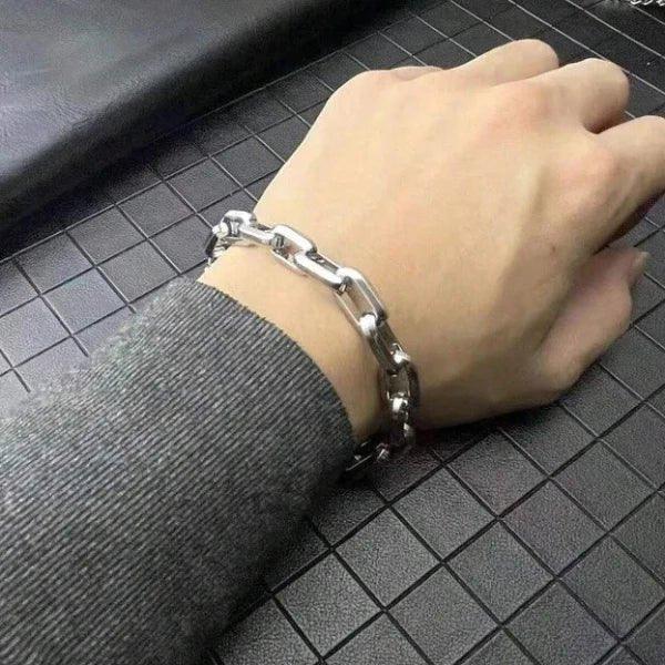 Bracelet en Fer pour Hommes – Accessoire Masculin Robuste - Rondor