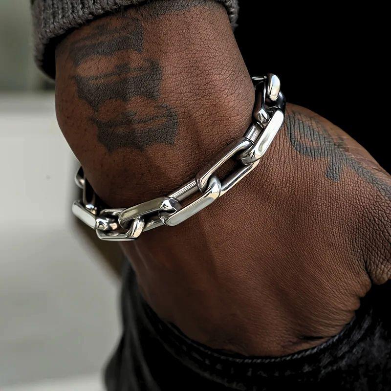 Bracelet en Fer pour Hommes – Accessoire Masculin Robuste - Rondor