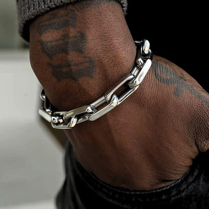 Bracelet en Fer pour Hommes – Accessoire Masculin Robuste - Rondor