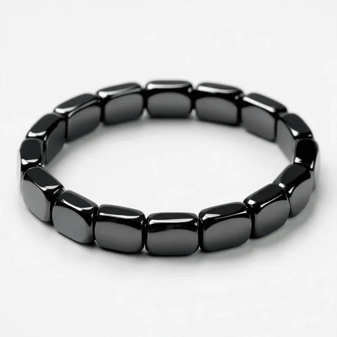 Bracelet Hématite pour Homme – Élégance, Force & Énergie Stylée - Rondor