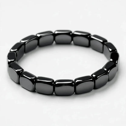 Bracelet Hématite pour Homme – Élégance, Force & Énergie Stylée - Rondor