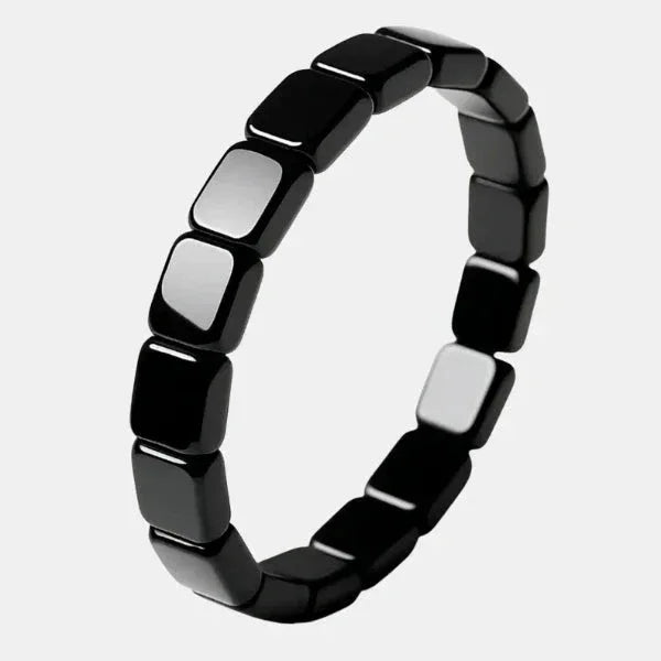 Bracelet Hématite pour Homme – Élégance, Force & Énergie Stylée - Rondor