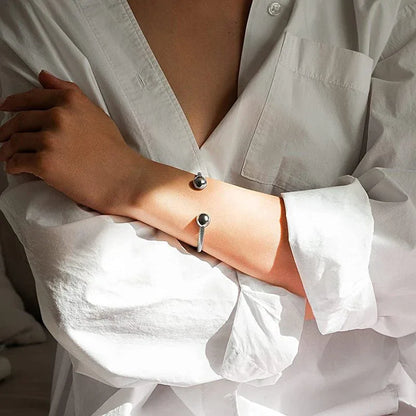 Bracelet magnétique thérapeutique en acier torsadé – équilibre & énergie - Rondor
