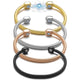 Bracelet magnétique thérapeutique en acier torsadé – équilibre & énergie