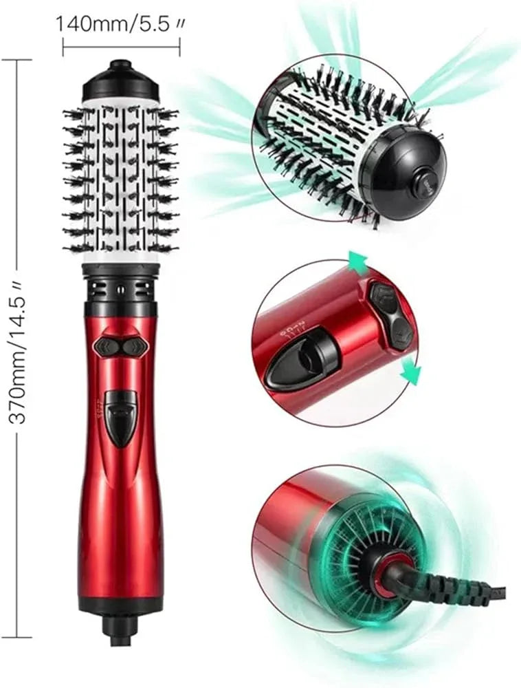 Brosse À Cheveux Ionique Rotative Automatique – Coiffage Facile et Volume Parfait en Quelques Minutes - Rondor