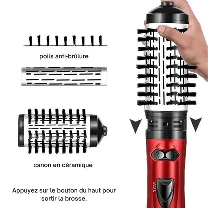 Brosse À Cheveux Ionique Rotative Automatique – Coiffage Facile et Volume Parfait en Quelques Minutes - Rondor