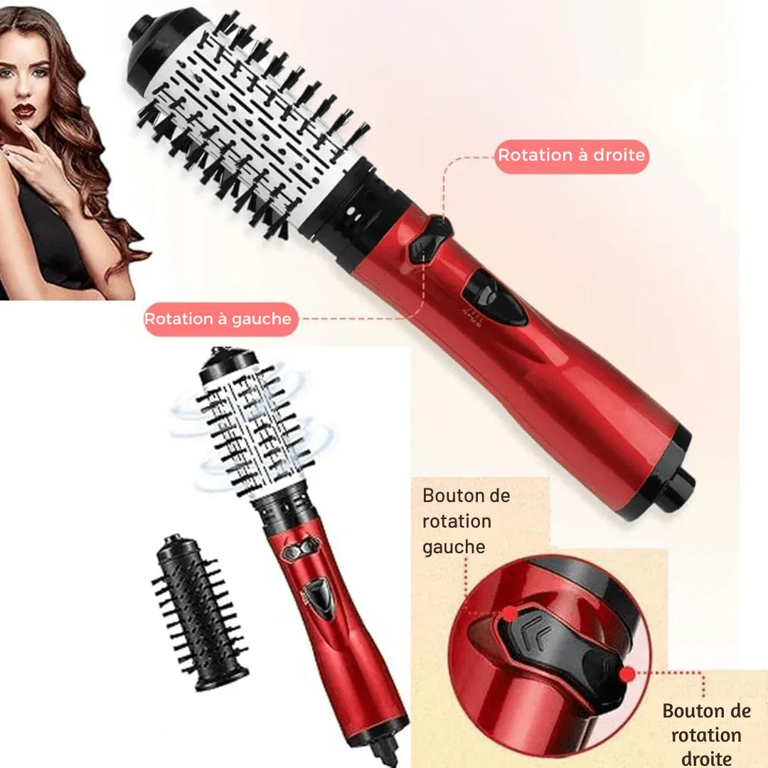 Brosse À Cheveux Ionique Rotative Automatique – Coiffage Facile et Volume Parfait en Quelques Minutes - Rondor