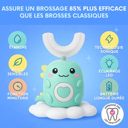 Brosse à dents 360° pour enfants - Rondor