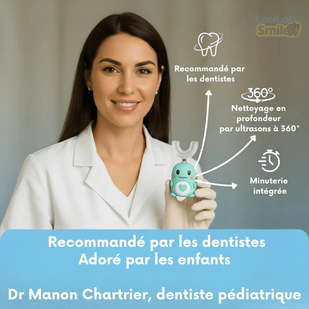 Brosse à dents 360° pour enfants - Rondor