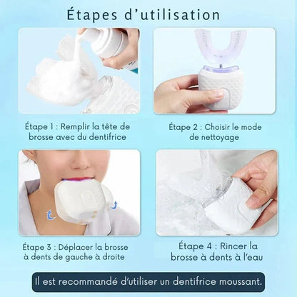 Brosse à Dents Électrique Intelligente en Silicone - Rondor
