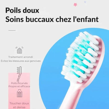 Brosse à dents électrique pour enfant avec motif animalier - Rondor