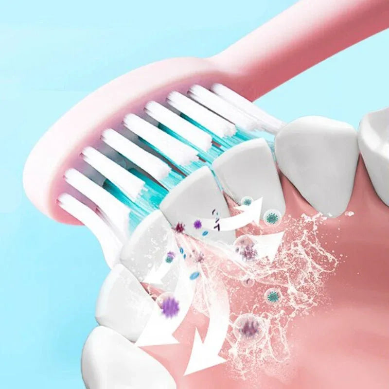 Brosse à dents électrique pour enfant avec motif animalier - Rondor